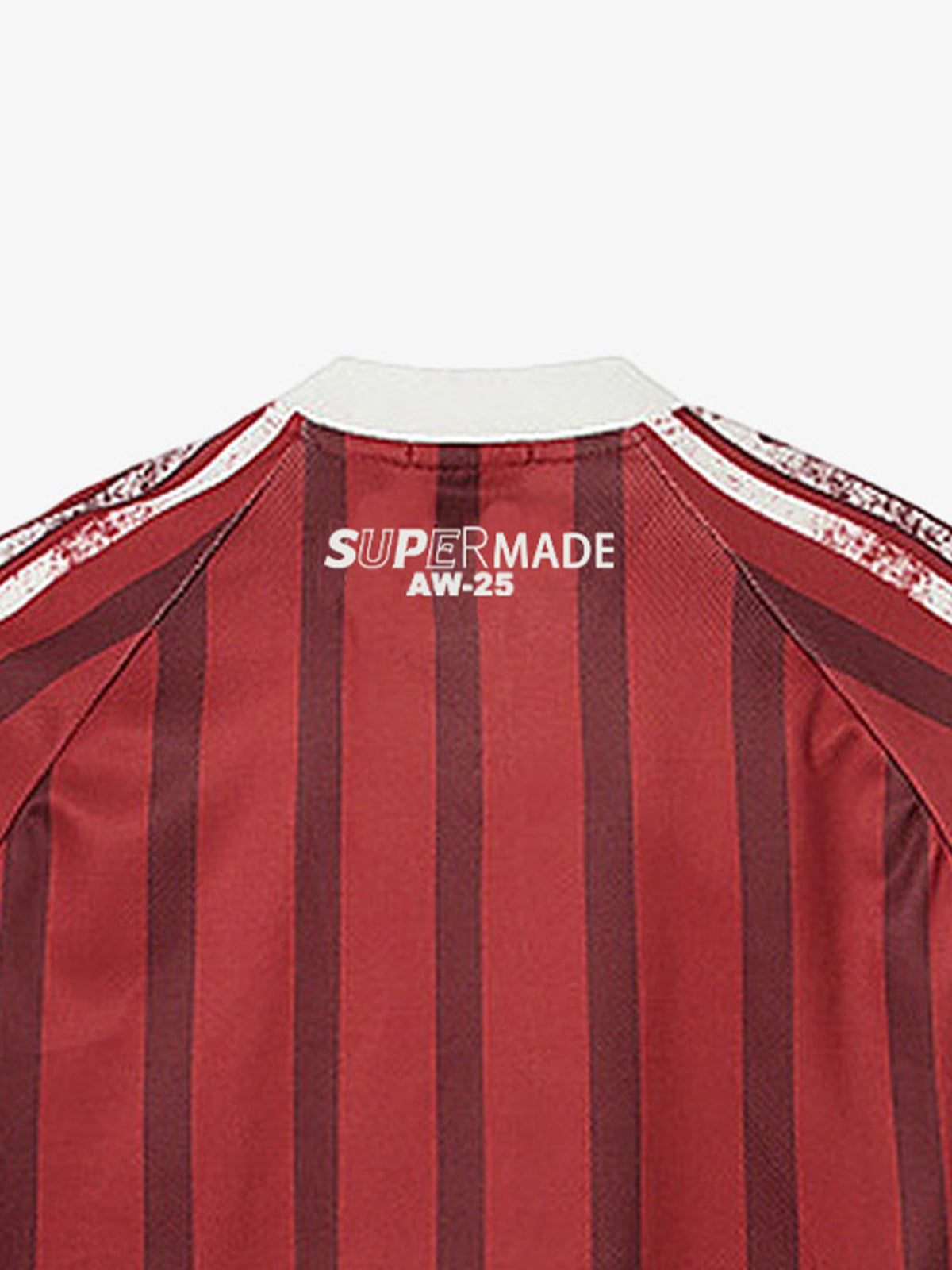 Retro Striped 88 Print Graphic Jersey Long-Sleeved T-Shirt