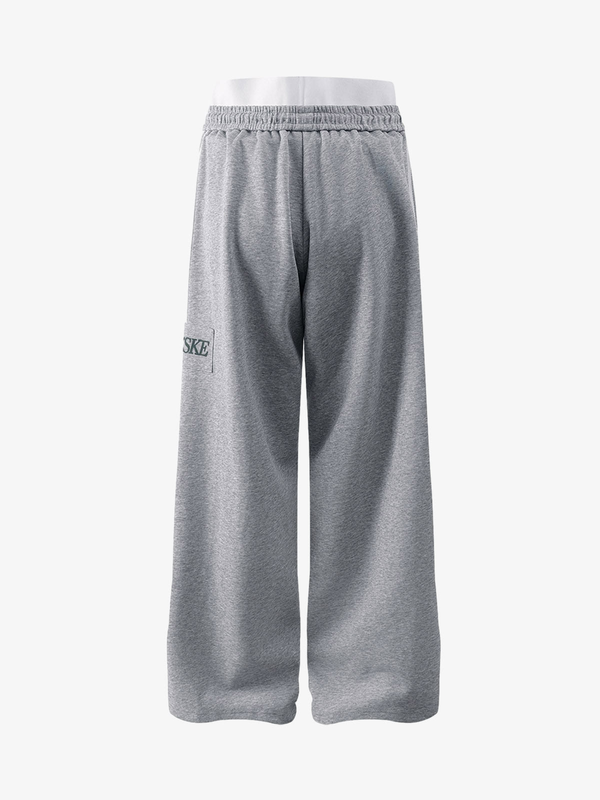 Retro Striped Double Waist Pants