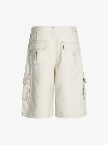 Adjustable Drawstring Cargo Jort