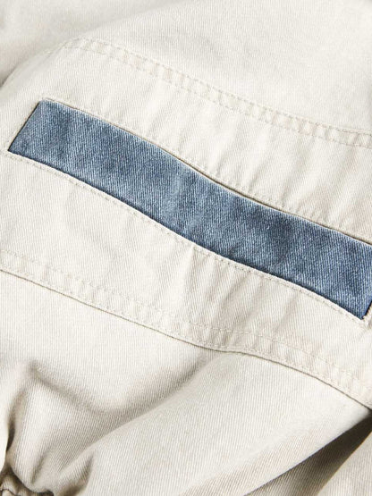 Street Multi-Pocket Cropped Work Jacket