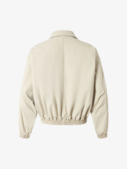 Street Multi-Pocket Cropped Work Jacket