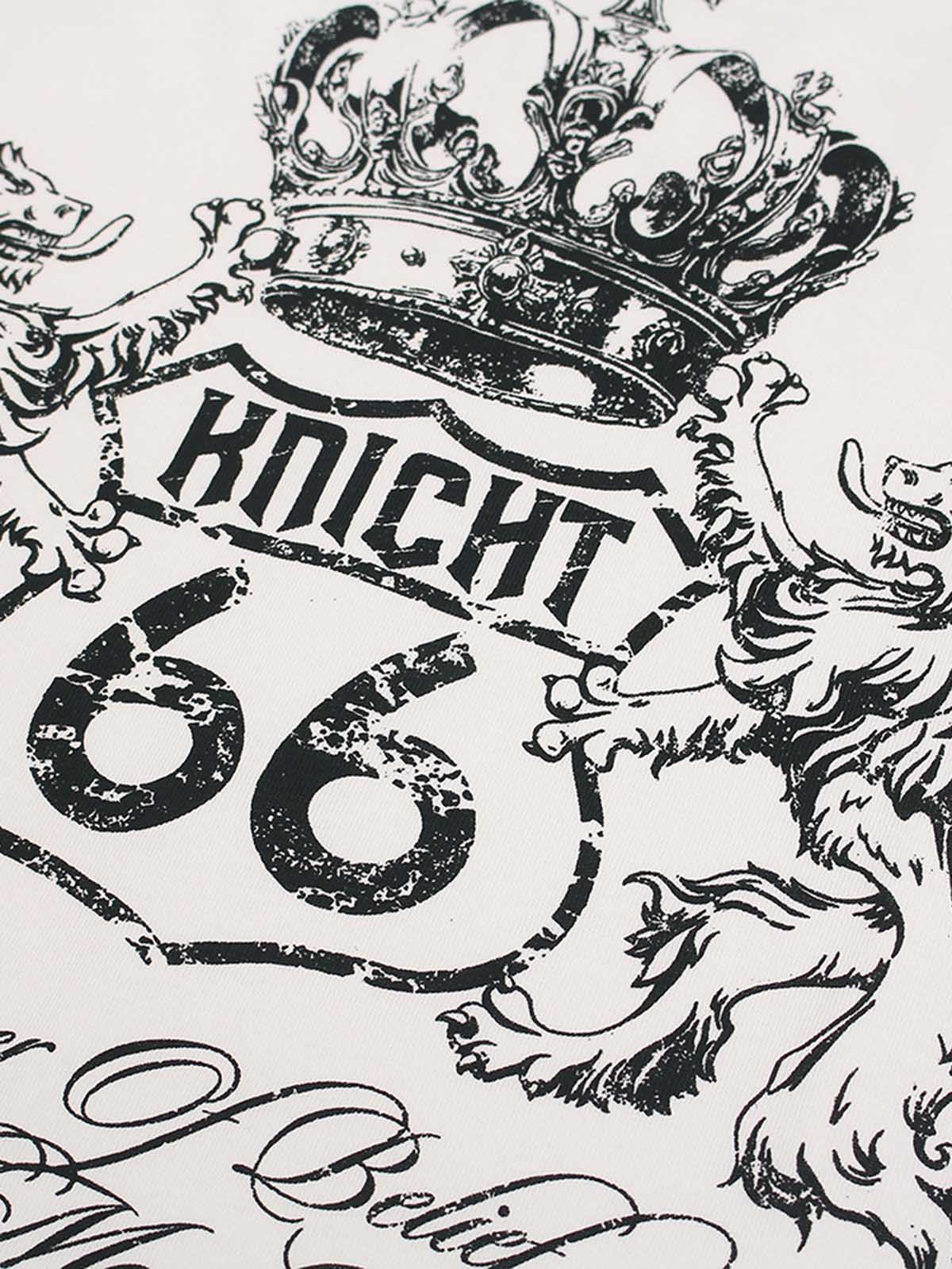 Patchwork Color Blocking Faux Two-piece Long-Sleeved T-Shirt