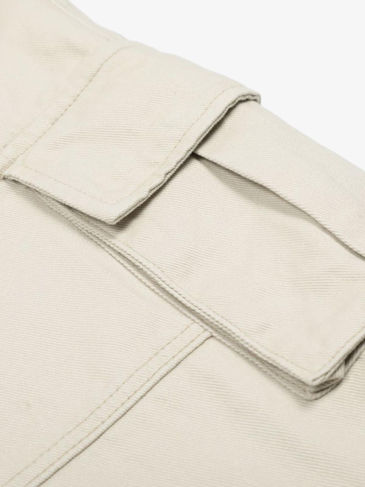 Adjustable Drawstring Cargo Jort