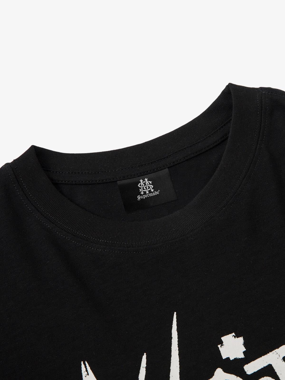 Hip-Hop Punk Faux Two-Piece Long-Sleeved T-Shirt