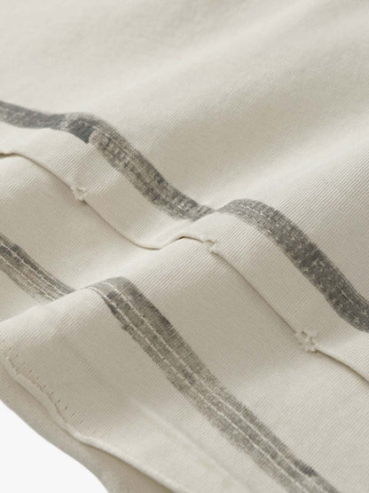 Graffiti Raw Edge Patchwork T-shirt