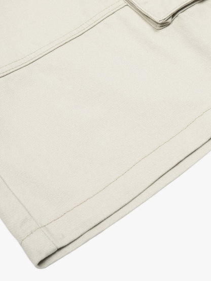 Adjustable Drawstring Cargo Jort