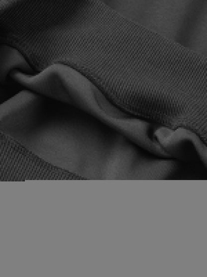 Gradient Print Lapel Long-sleeved Sweatshirt