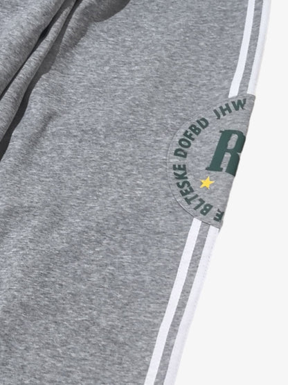 Retro Striped Double Waist Pants