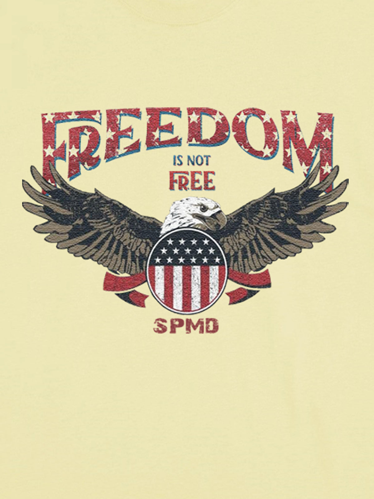 Original Freedom Eagle Print T-shirt