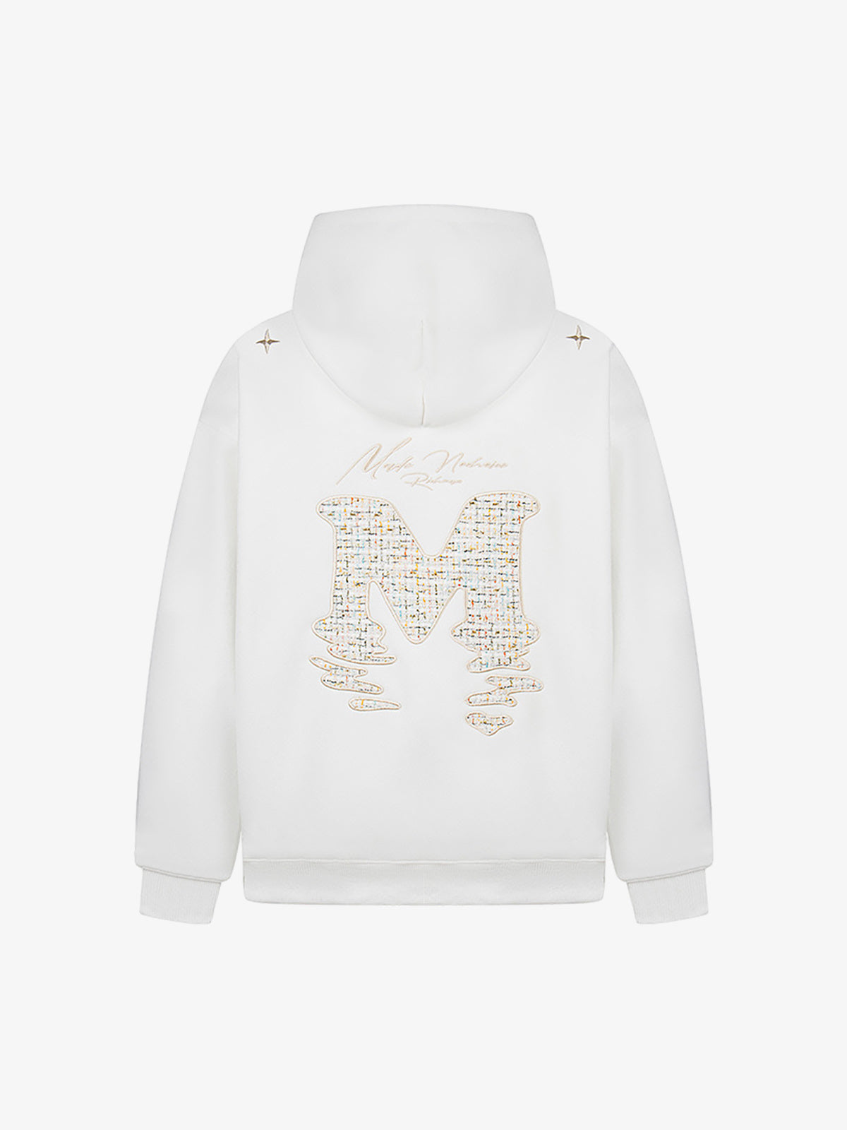 Stylish Hooded Sweatshirt with Embellished Lettering for Men and Women - Perfect for Casual Wear
