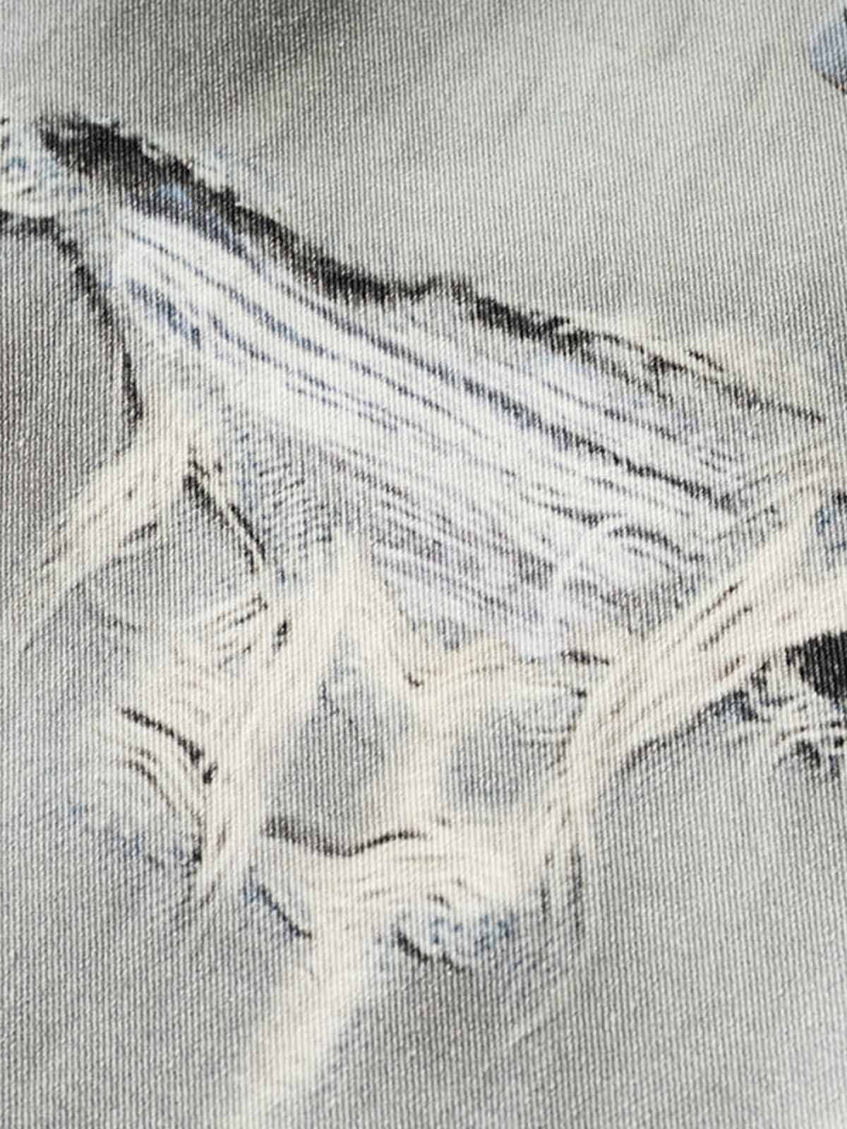 Thesupermade Waistband Patch Drawstring Jeans