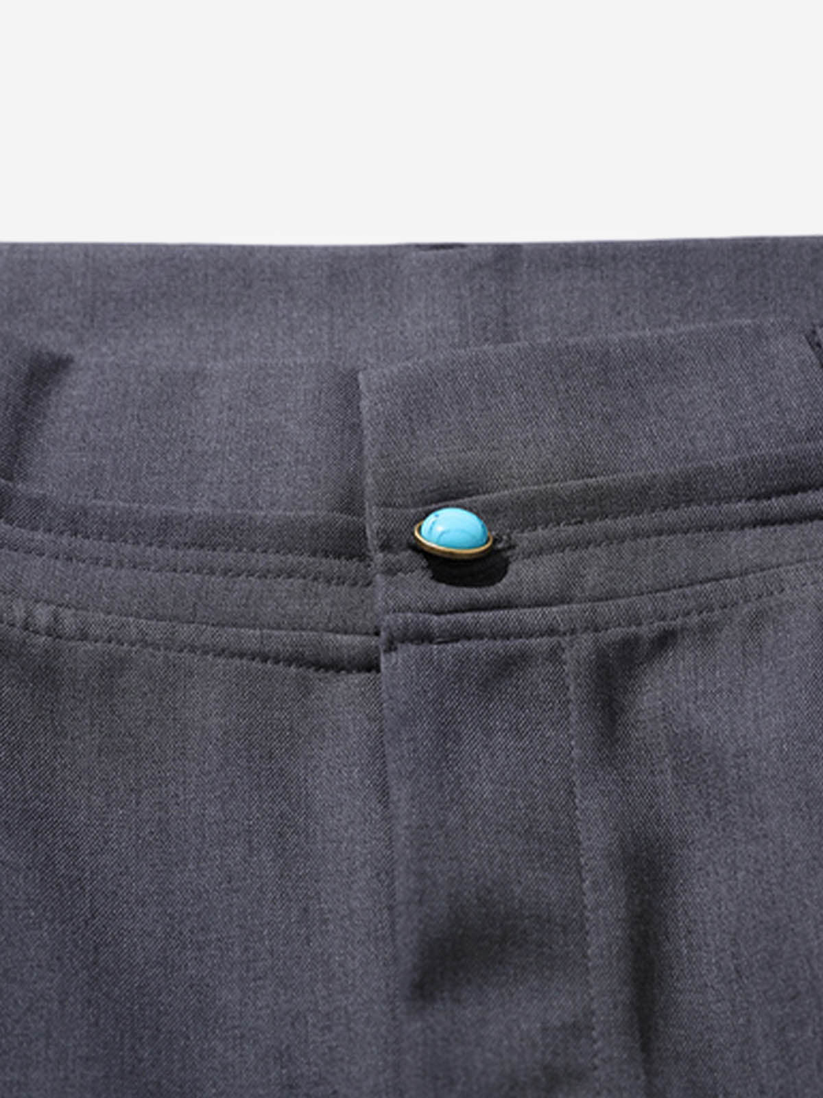 Turquoise Design Flared Scimitar Pants