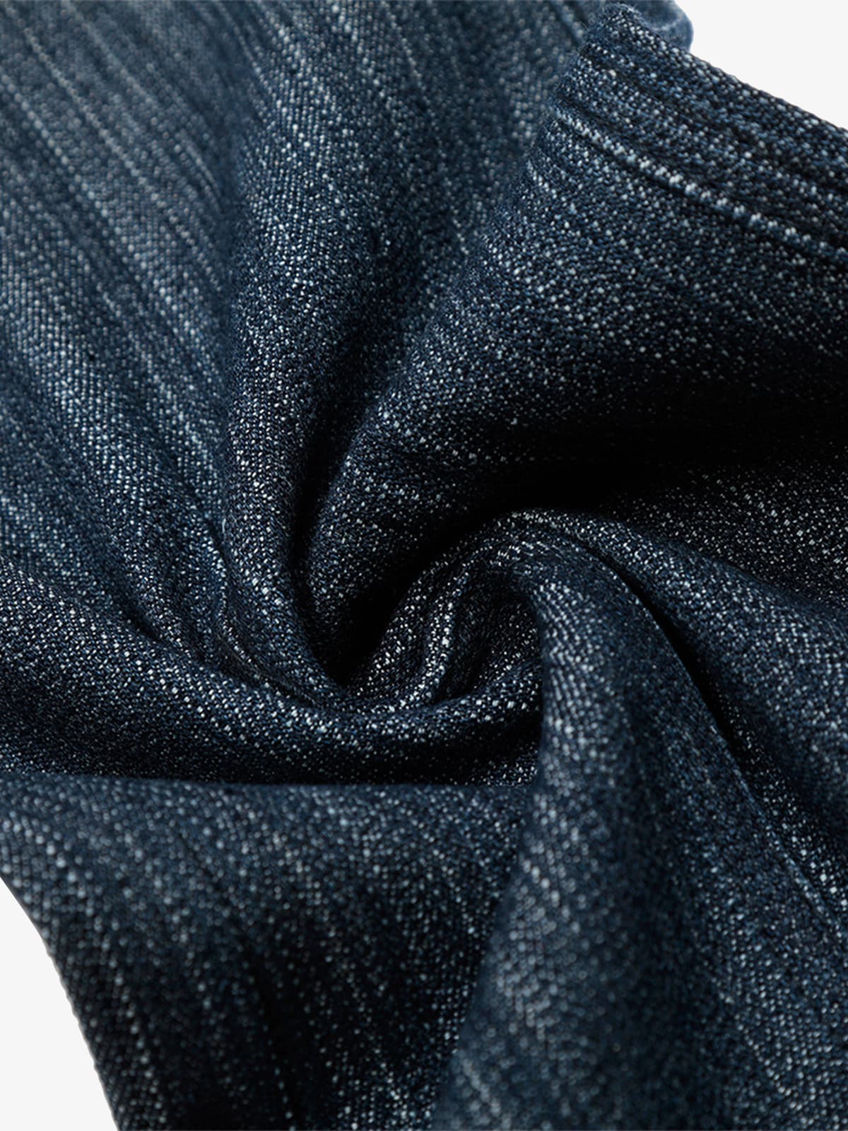 Stylish Wide-Leg Denim Trousers with Pleated Design for Modern Fashionistas