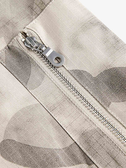 Camouflage Print Utility Jacket for Men - Stylish and Functional Design