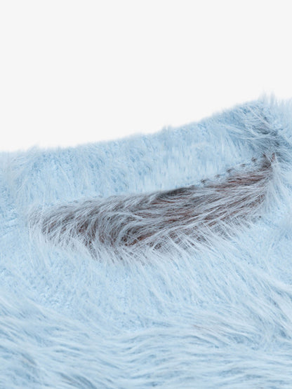 Fun Star Jacquard Sweater Crew Neck Sweater