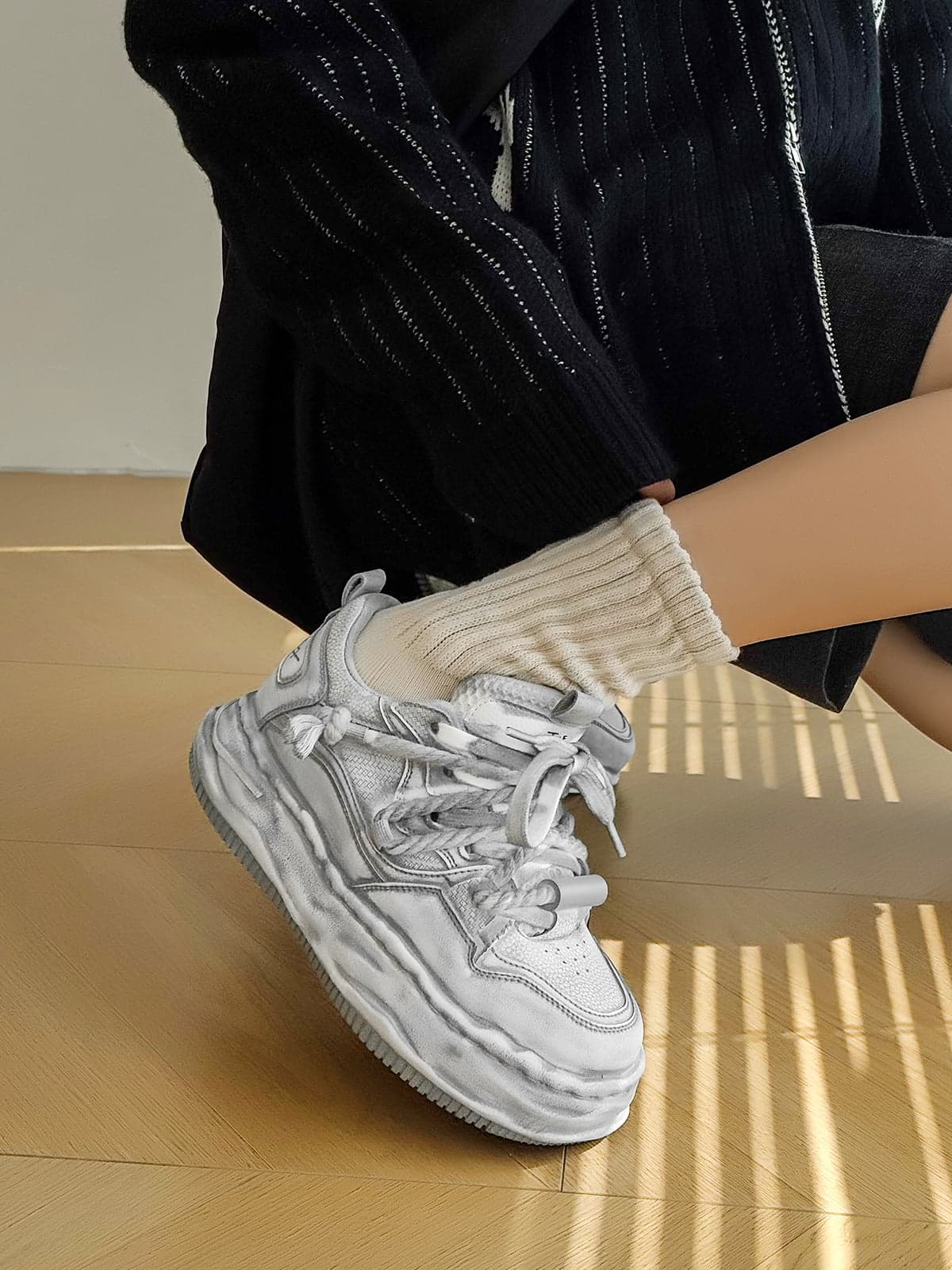 Height-Enhancing Sneakers with Hidden 7.0cm Lift for Everyday Wear
