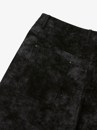 SUPERMADE Roman Column Pattern Embroidered Jeans