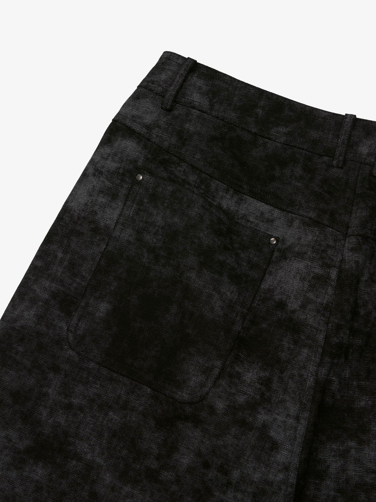 SUPERMADE Roman Column Pattern Embroidered Jeans