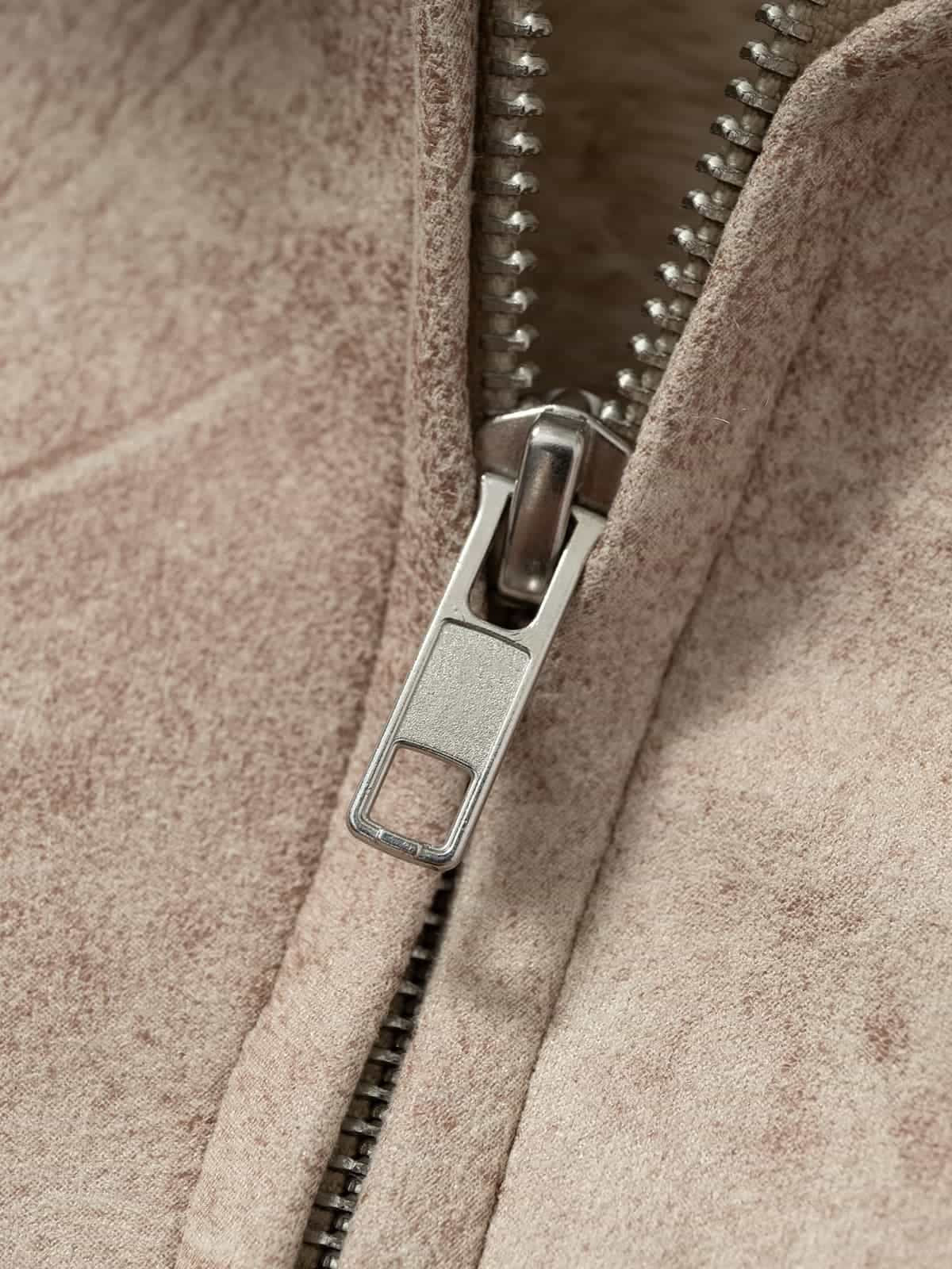 Winter-Ready Corduroy Jacket with Faux Fur Trim for Men