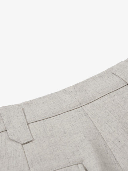 Stylish Wide-Leg Trousers with Unique Tie Accent for Modern Fashionistas