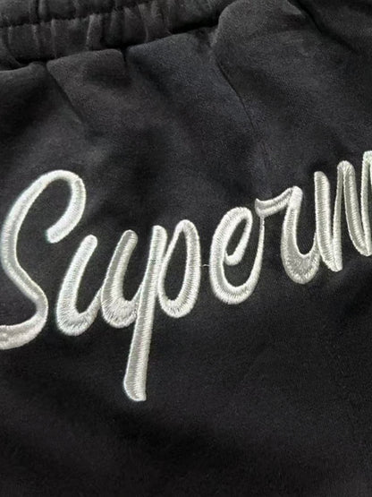 Street Graphic Drawstring Shorts