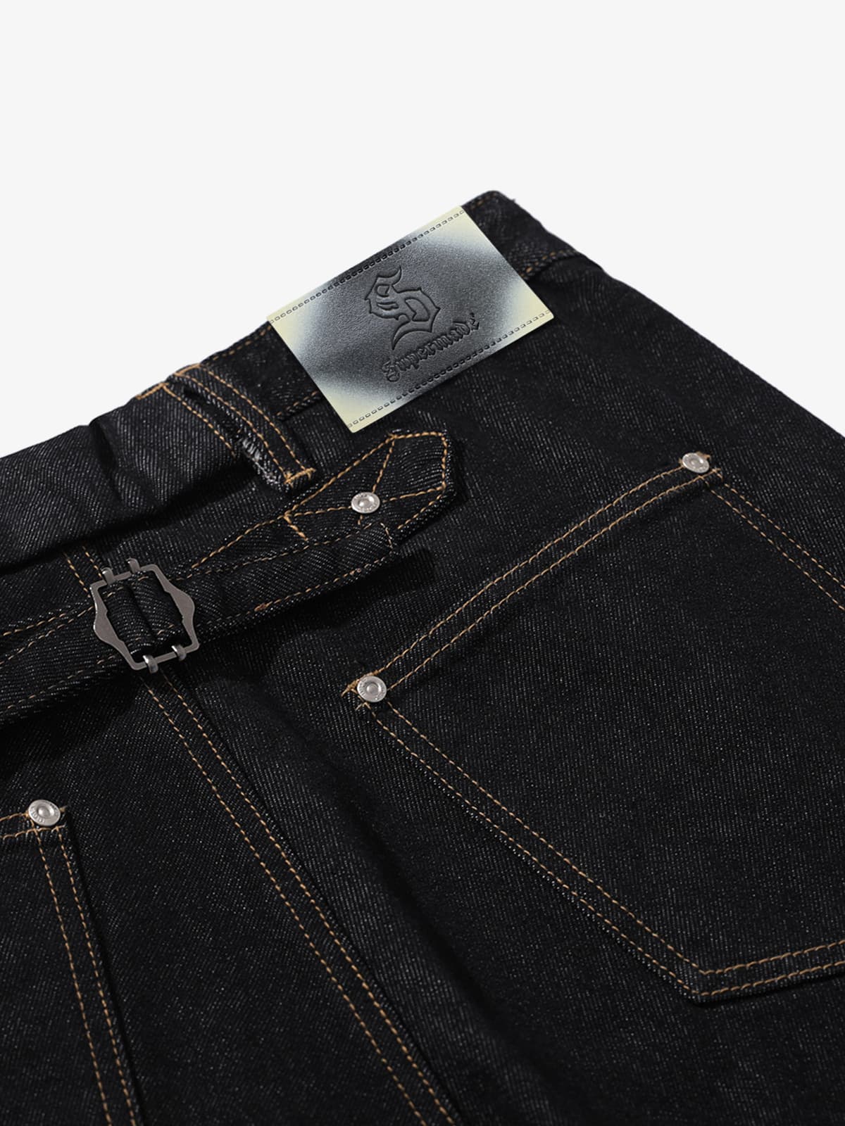 High-Waisted Wide-Leg Cargo Pants with Unique Pocket Design