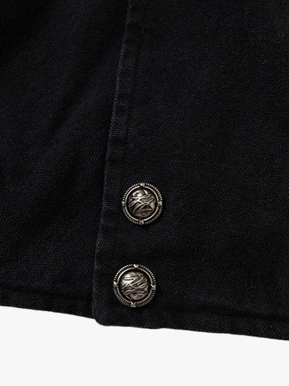 Thesupermade Gradient Bleached Technical Baseball Jacket