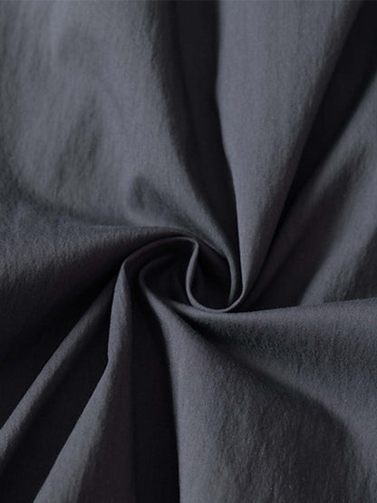 Stylish Wide-Leg Trousers with Elastic Waistband for All-Season Comfort