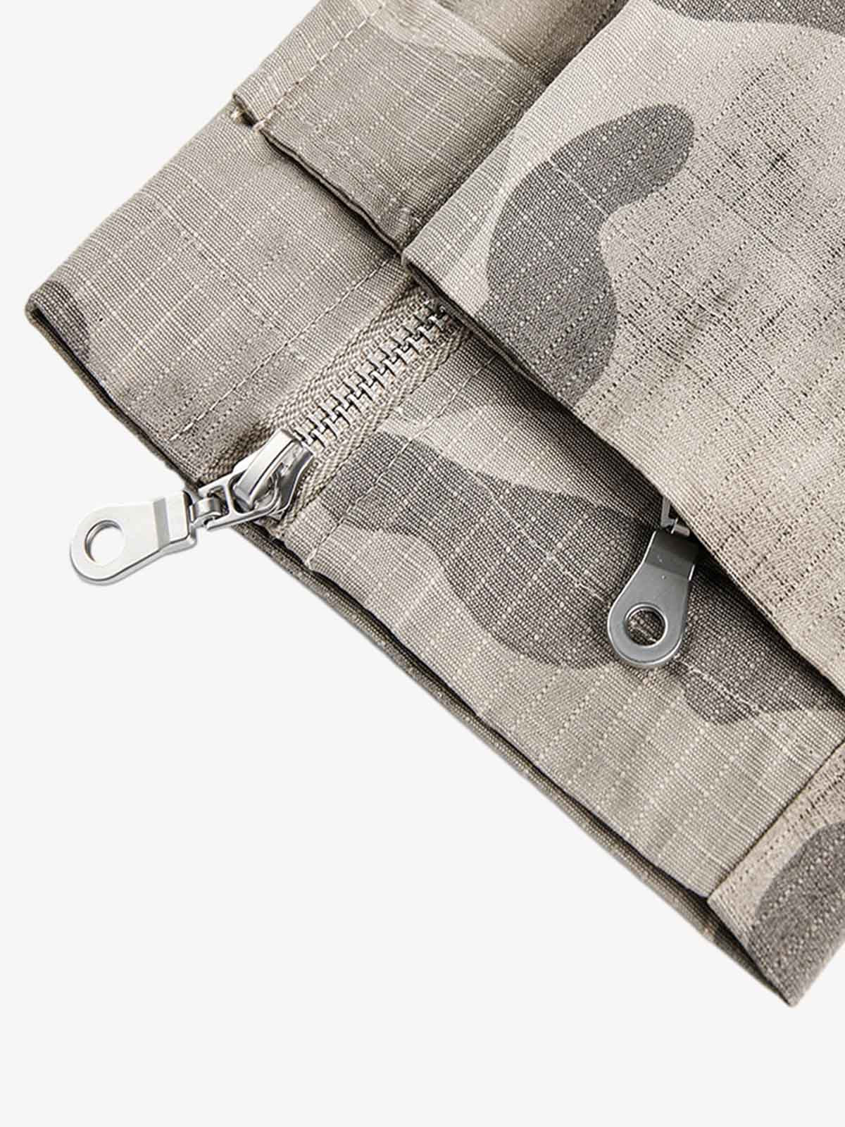 Camouflage Print Utility Jacket for Men - Stylish and Functional Design