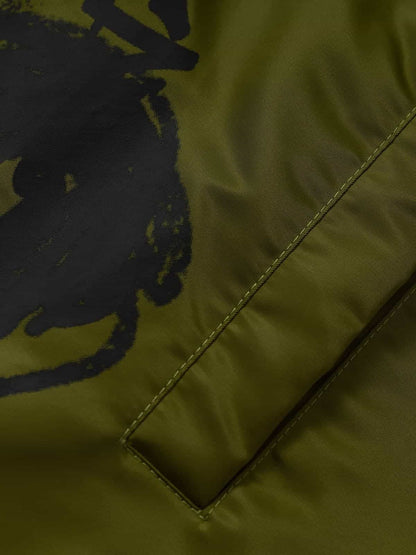 Winter-Ready Corduroy Jacket with Faux Fur Trim for Men