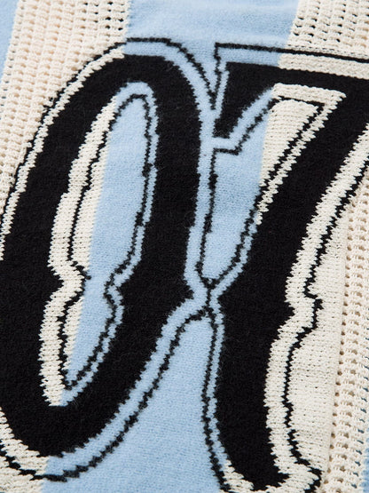 Stylish Contrast Panel Zip-Up Sweater for Casual and Sporty Looks