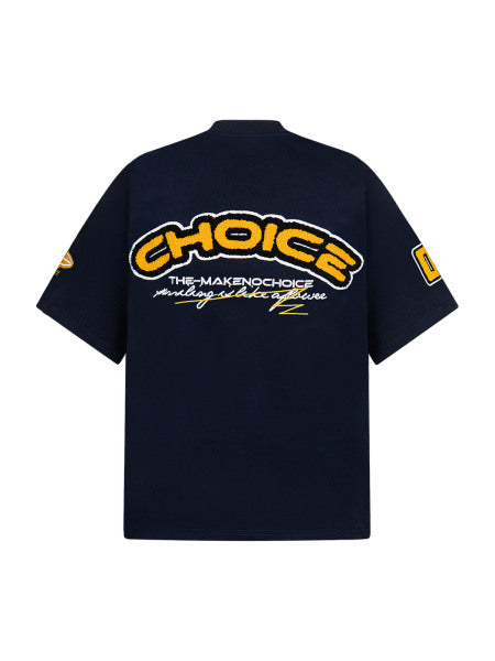 Heavy Embroidery Patch Embroidered T-shirt