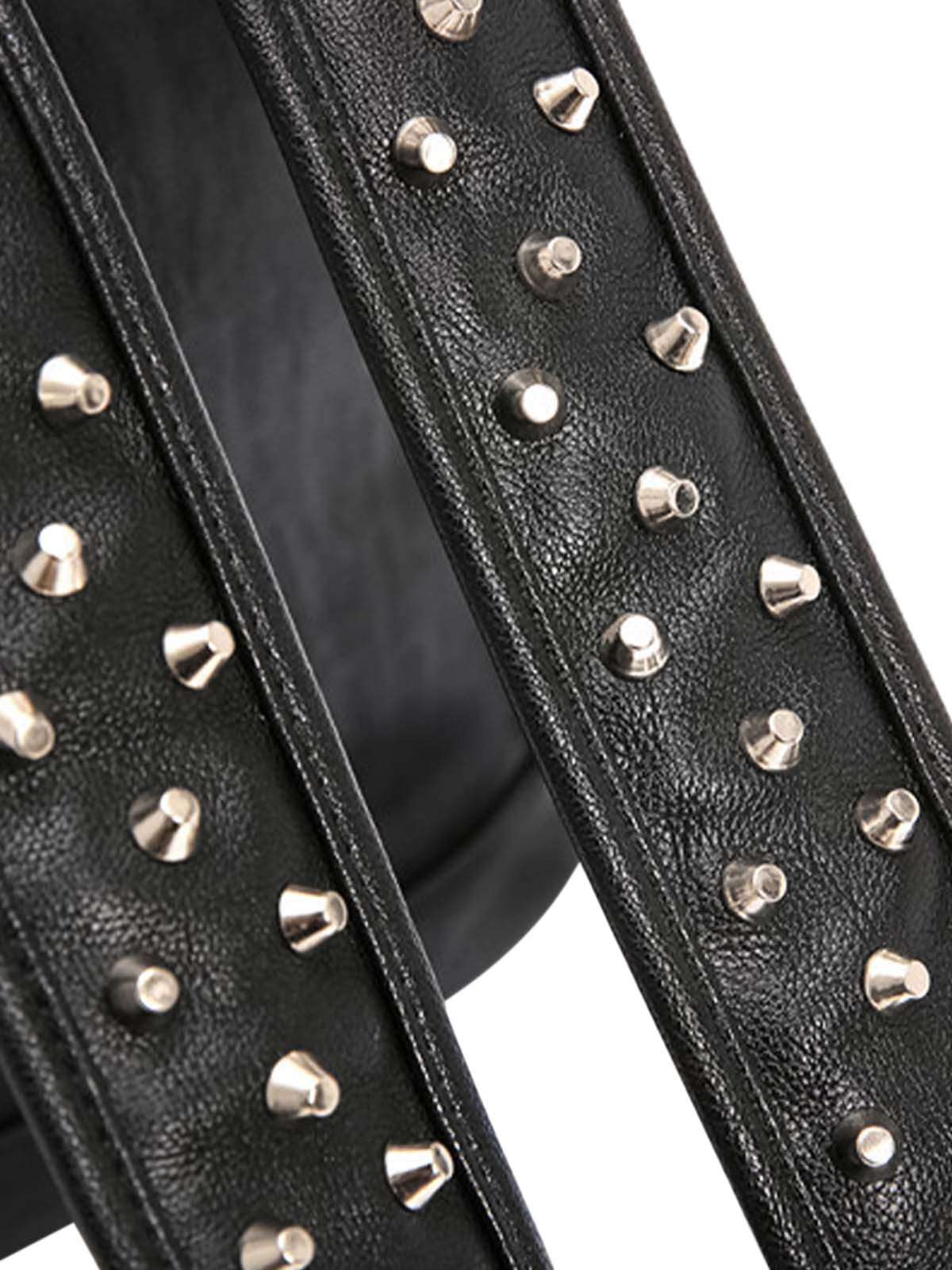 Rivet Crocodile-Print Backpack - 2464