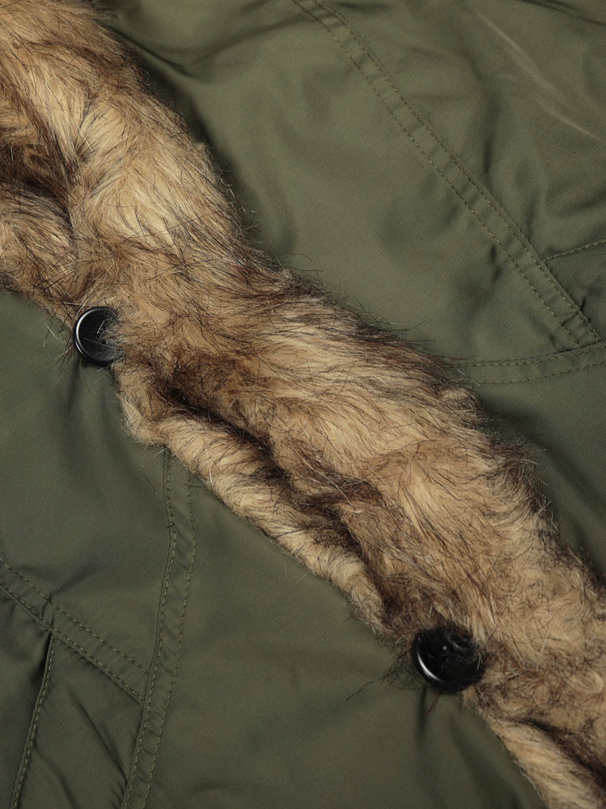 Winter Warmth Faux Fur Trimmed Bomber Jacket for Women