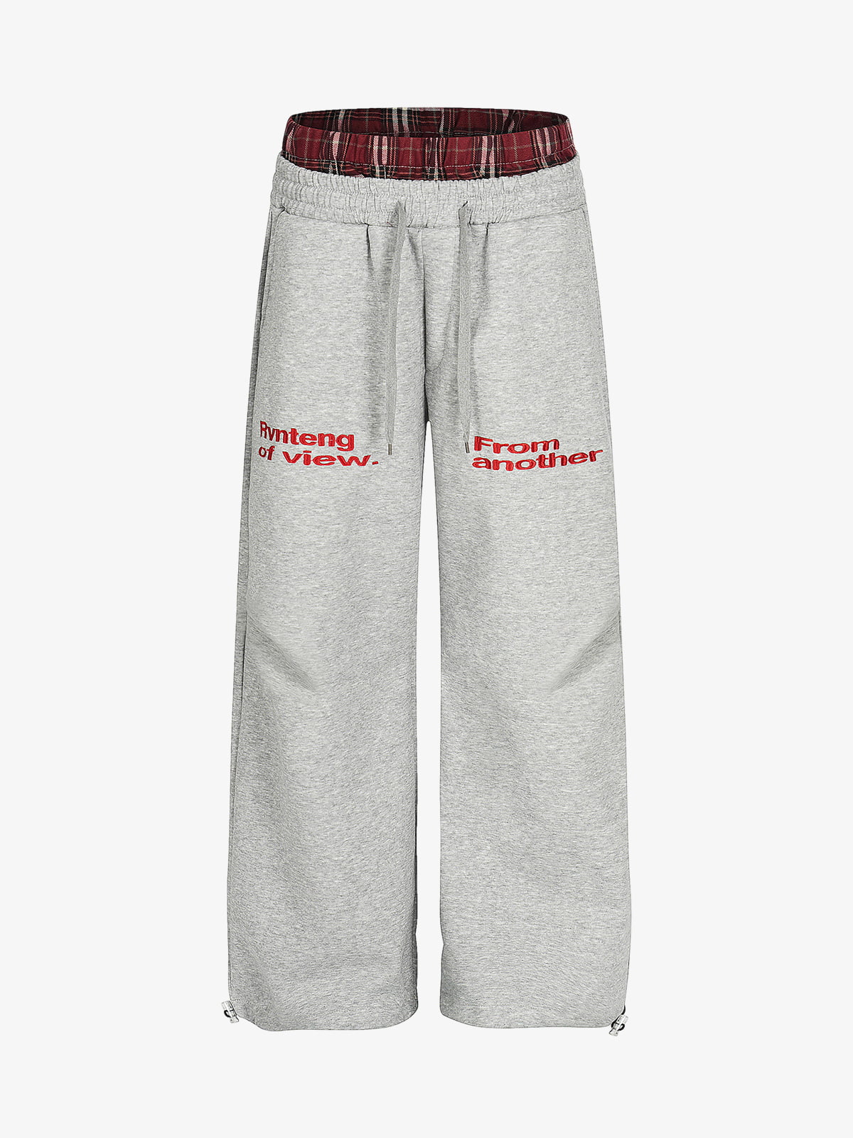 Retro Double Waist Loose Wide-Leg Pants