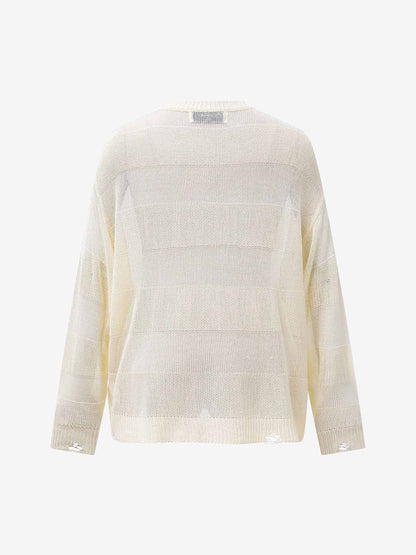 Vintage Hollow Hole Sweater
