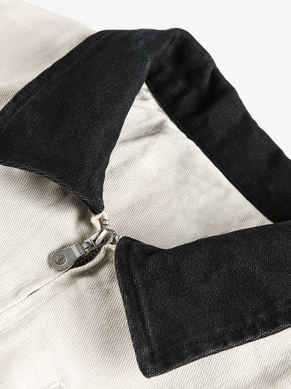 Street Washed Distressed Detroit Jacket