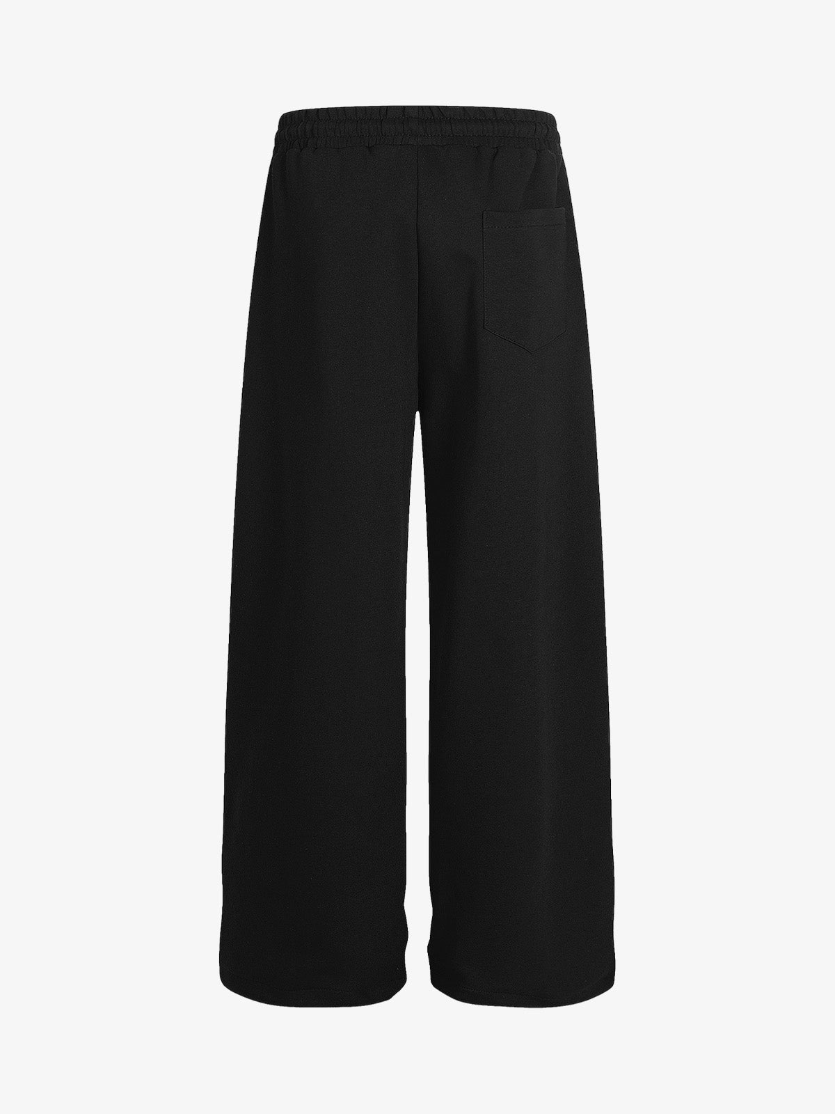 Draped Red Diamond Drawstring Casual Pants