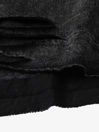 Thesupermade High Street Ripped Retro Hip-hop Vest