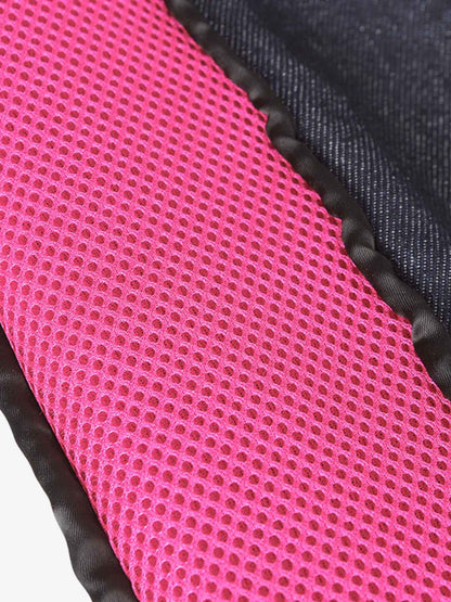 Retro High Street Color-Block Baggy Jeans