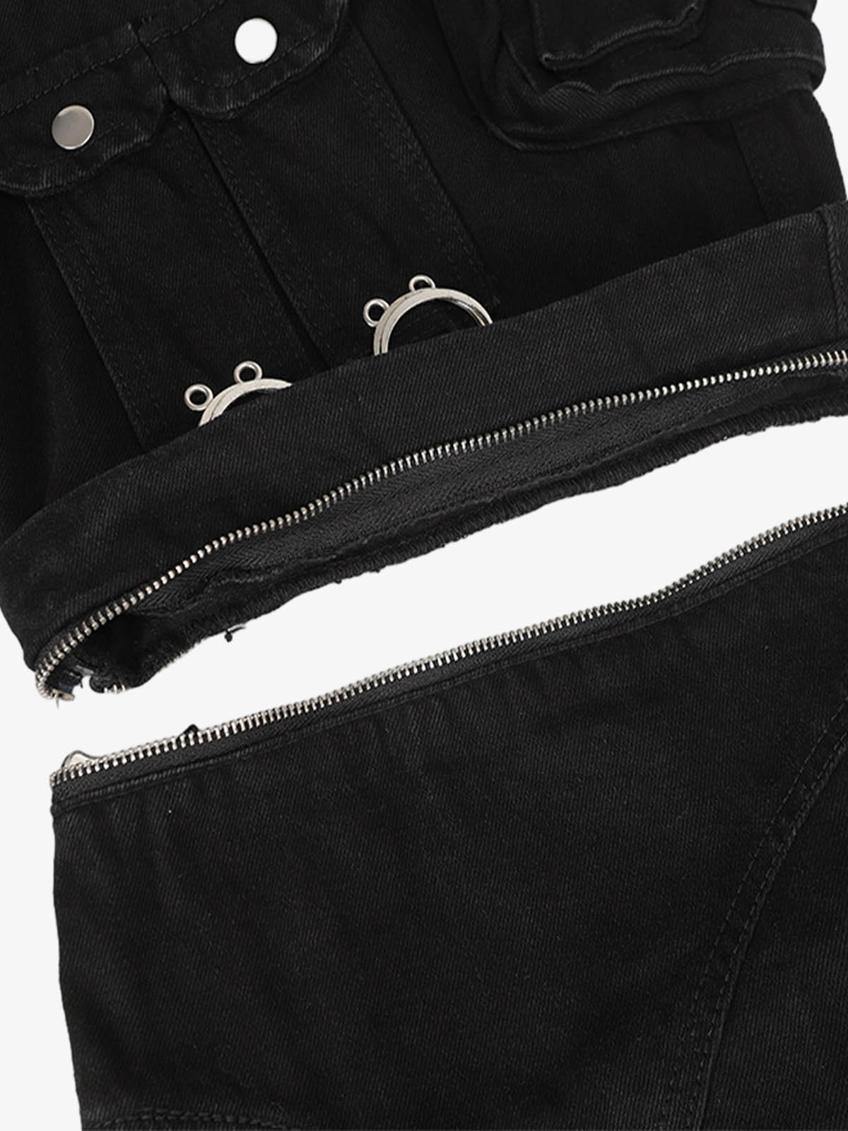 High Street RO Tactical Multi-Pockets Fake Two-Piece Cargo Pants