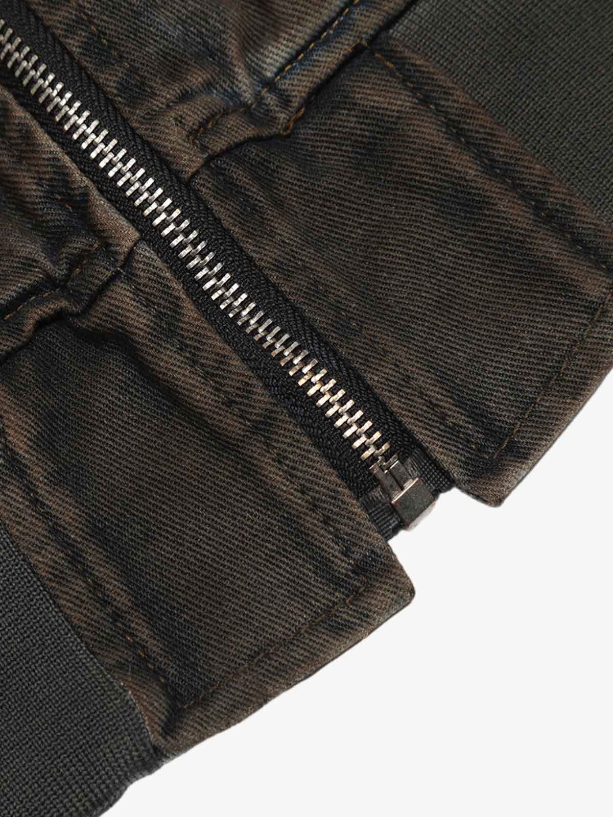 Retro Wasteland Dirty Dyed Denim Jacket