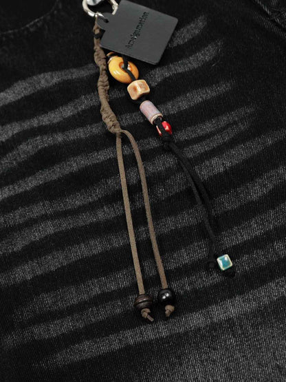 Vintage Embroidered Cross Washed Scimitar Jeans