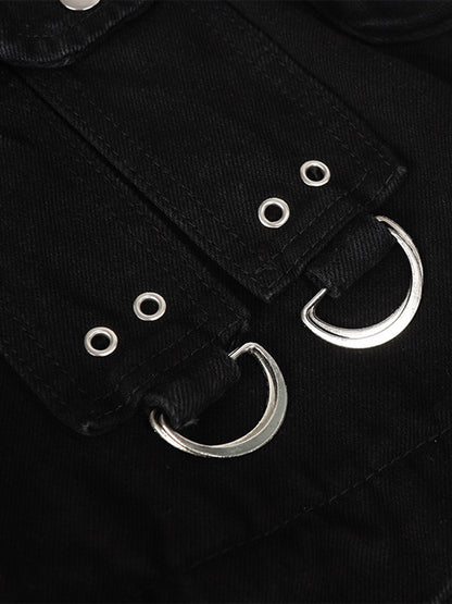 High Street RO Tactical Multi-Pockets Fake Two-Piece Cargo Pants