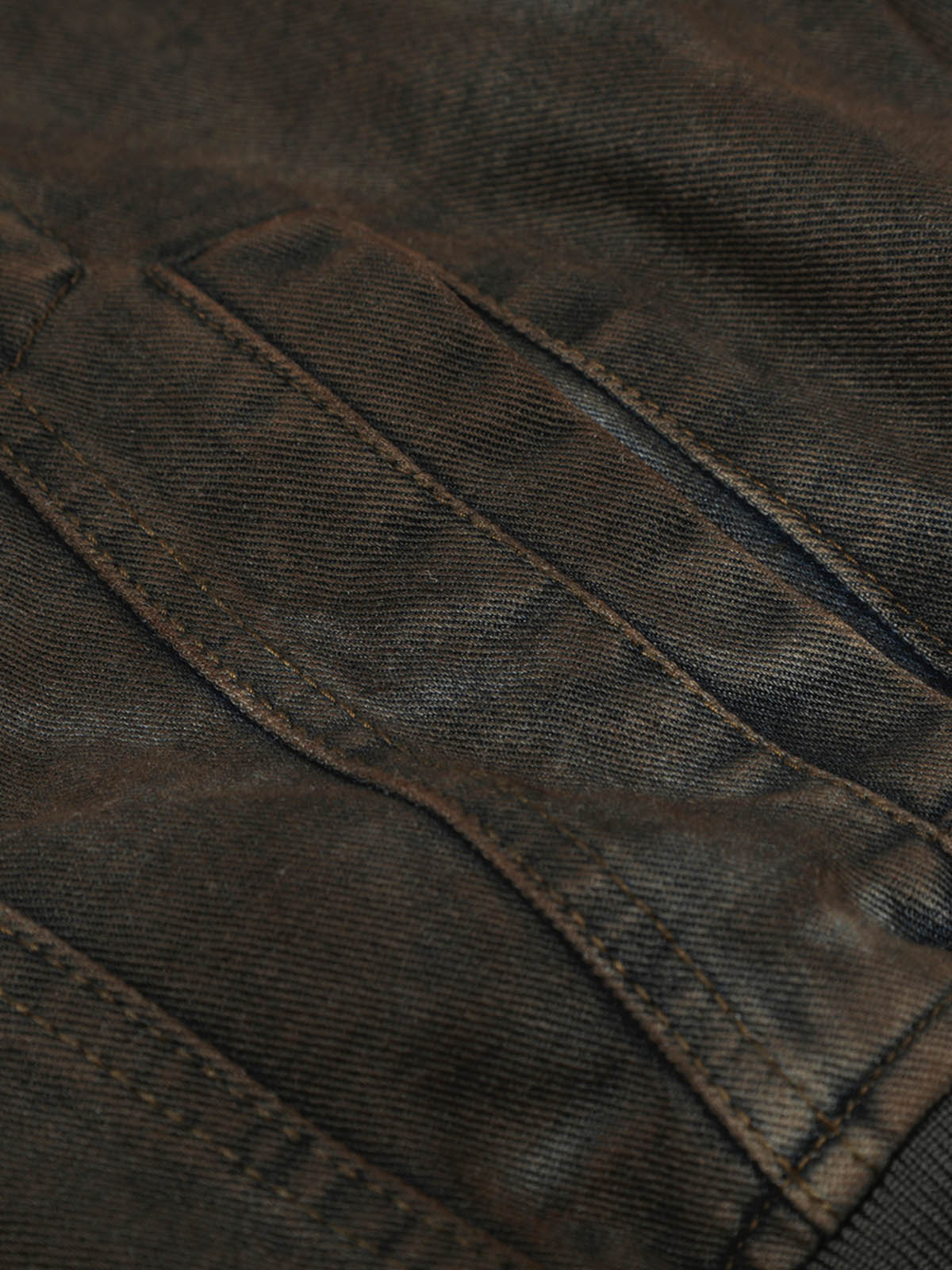 Retro Wasteland Dirty Dyed Denim Jacket