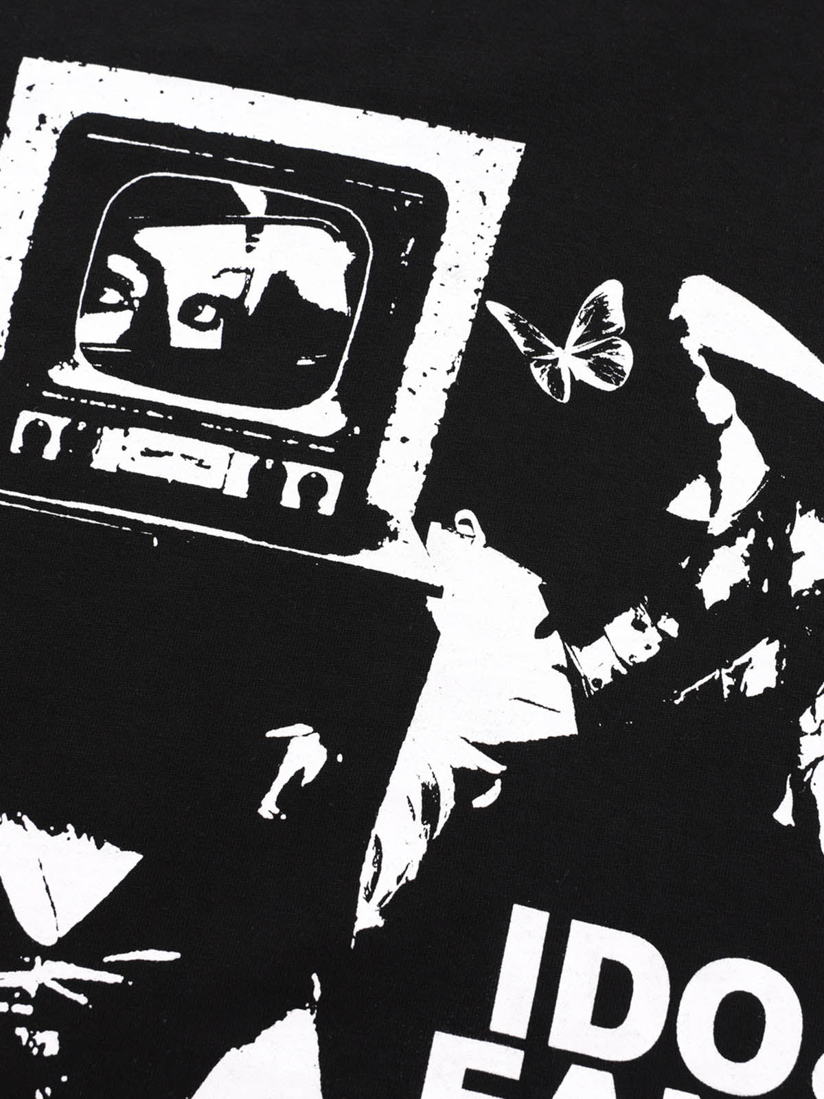 Hip-Hop Dark Punk Graphic Long-Sleeved T-Shirt