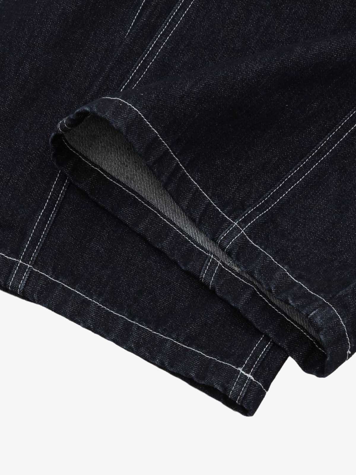 Vintage Topstitched Scimitar Jeans