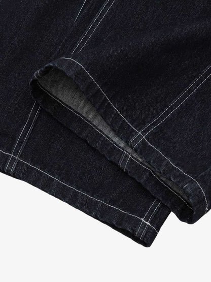 Vintage Topstitched Scimitar Jeans