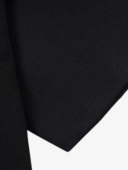 Vintage Patchwork Embroidered Letter T-shirt