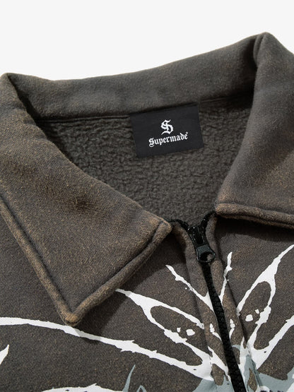 Skull Pattern Knit Sweater for Bold Fashion Statements